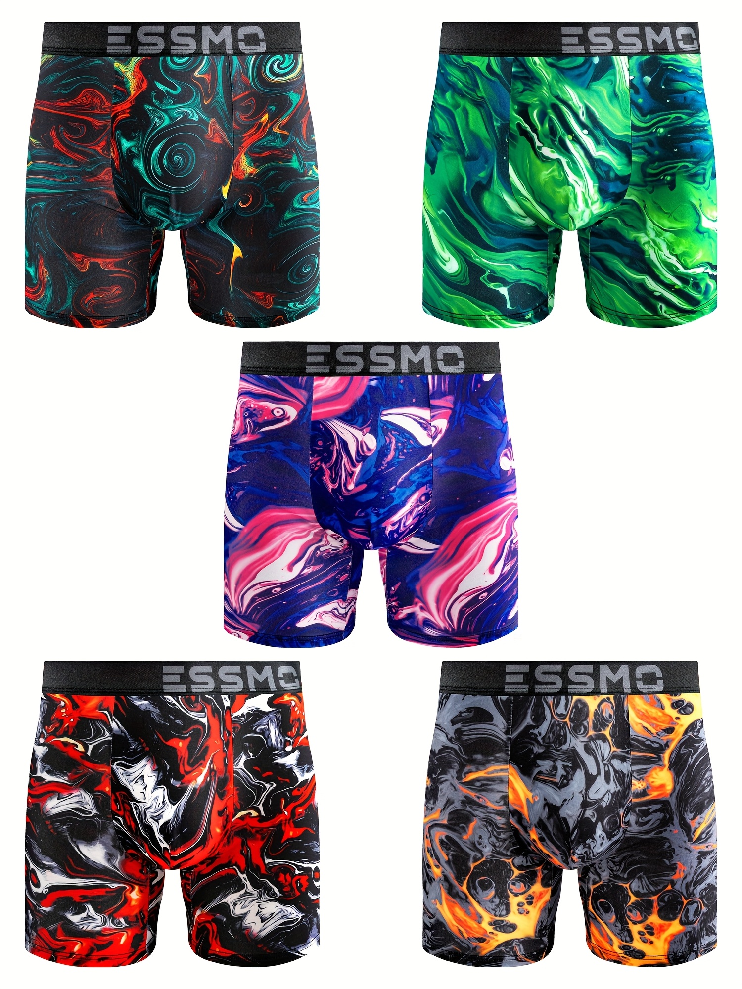 Men Long Boxer Briefs | Breathable High Elastic Sports Underwear | Factory OEM Cross-Border B2B Supplier -
