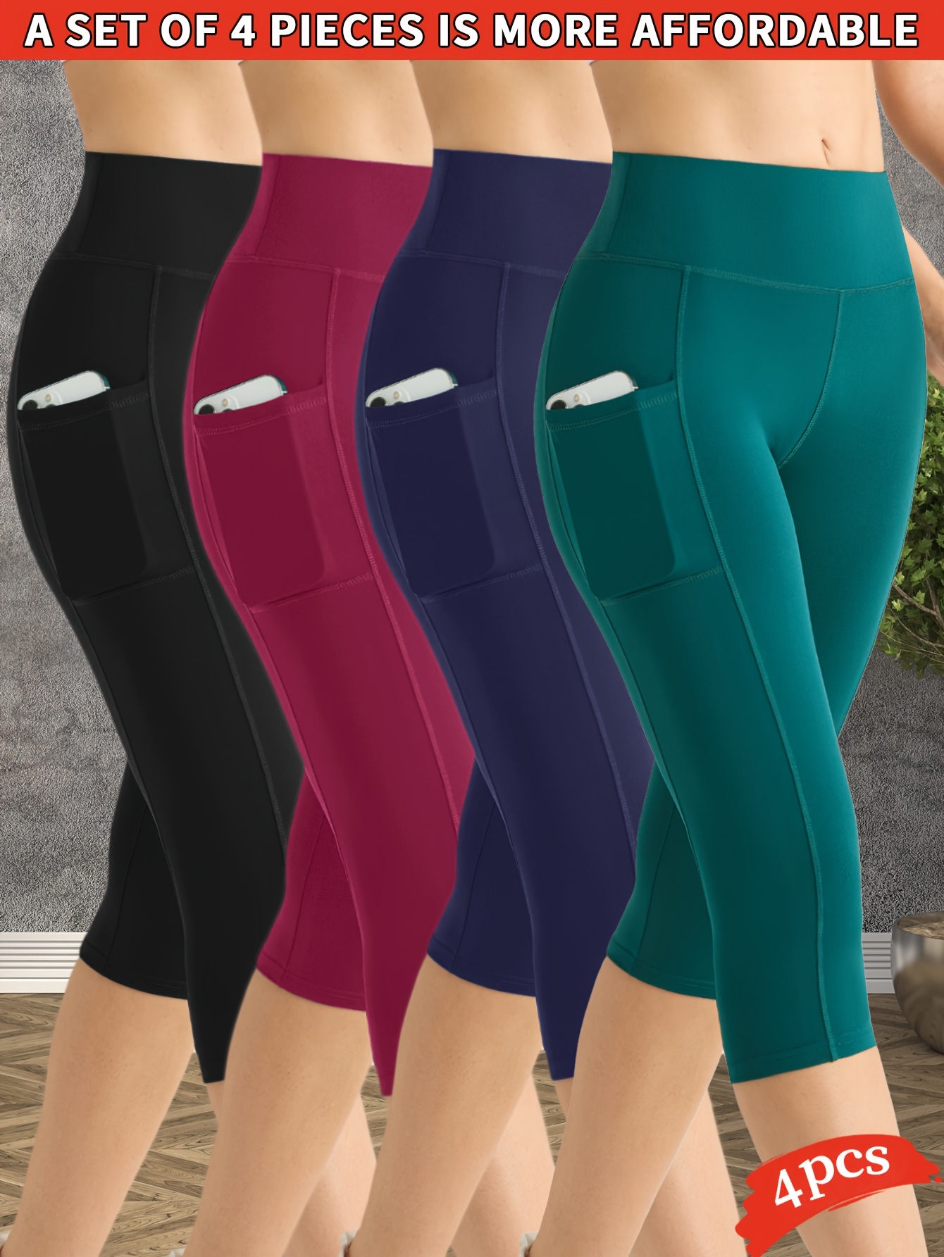 Women Fashion Yoga Shorts with Pockets | High Waist Tummy Control Leggings | Breathable Quick Dry Fitness Shorts | Factory OEM Cross-Border B2B Supplier -