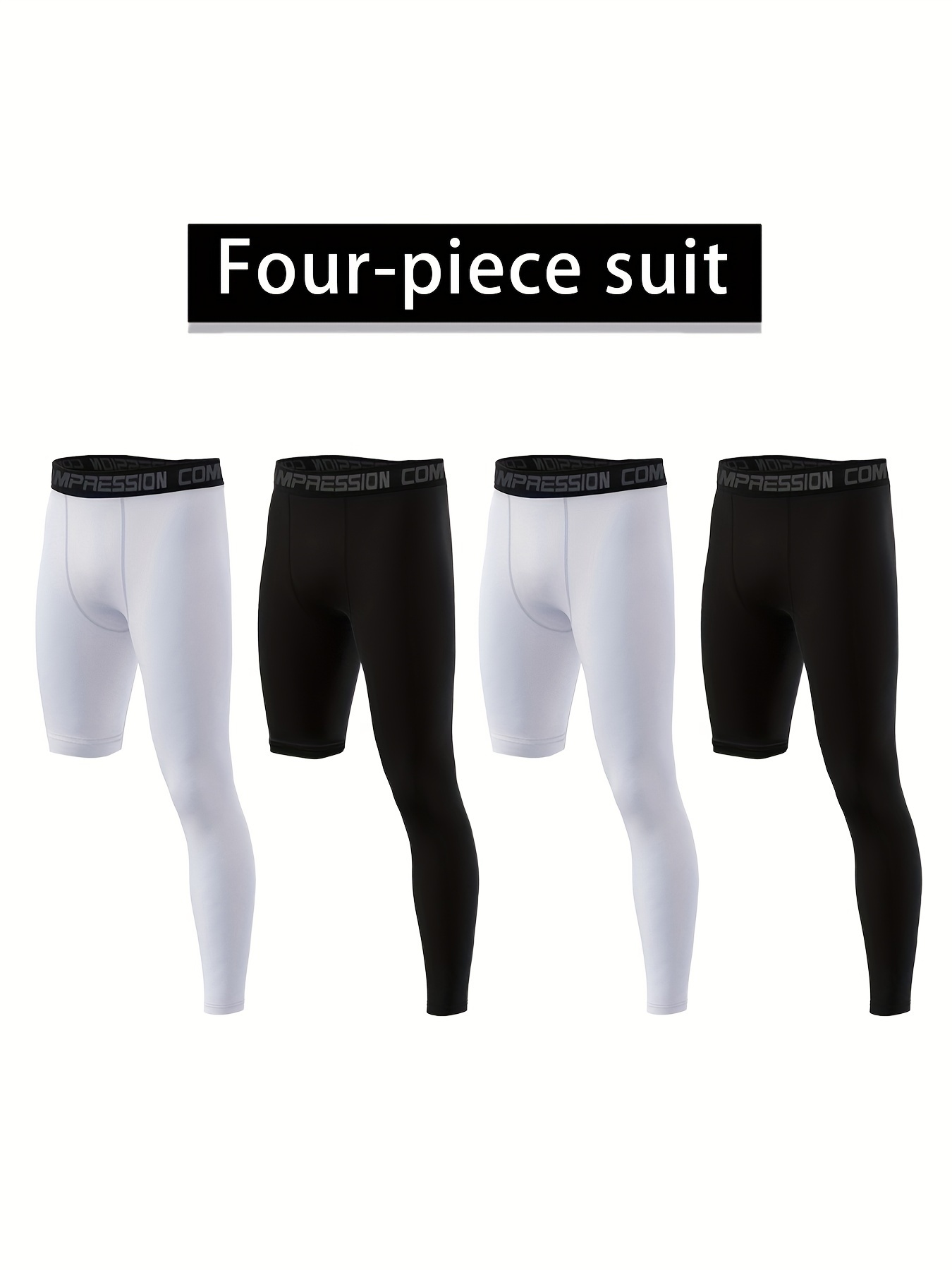 Men Basketball Single Leg Compression Pants Quick Dry Training Tights | Self-Owned Factory OEM B2B Cross-Border Supplier
