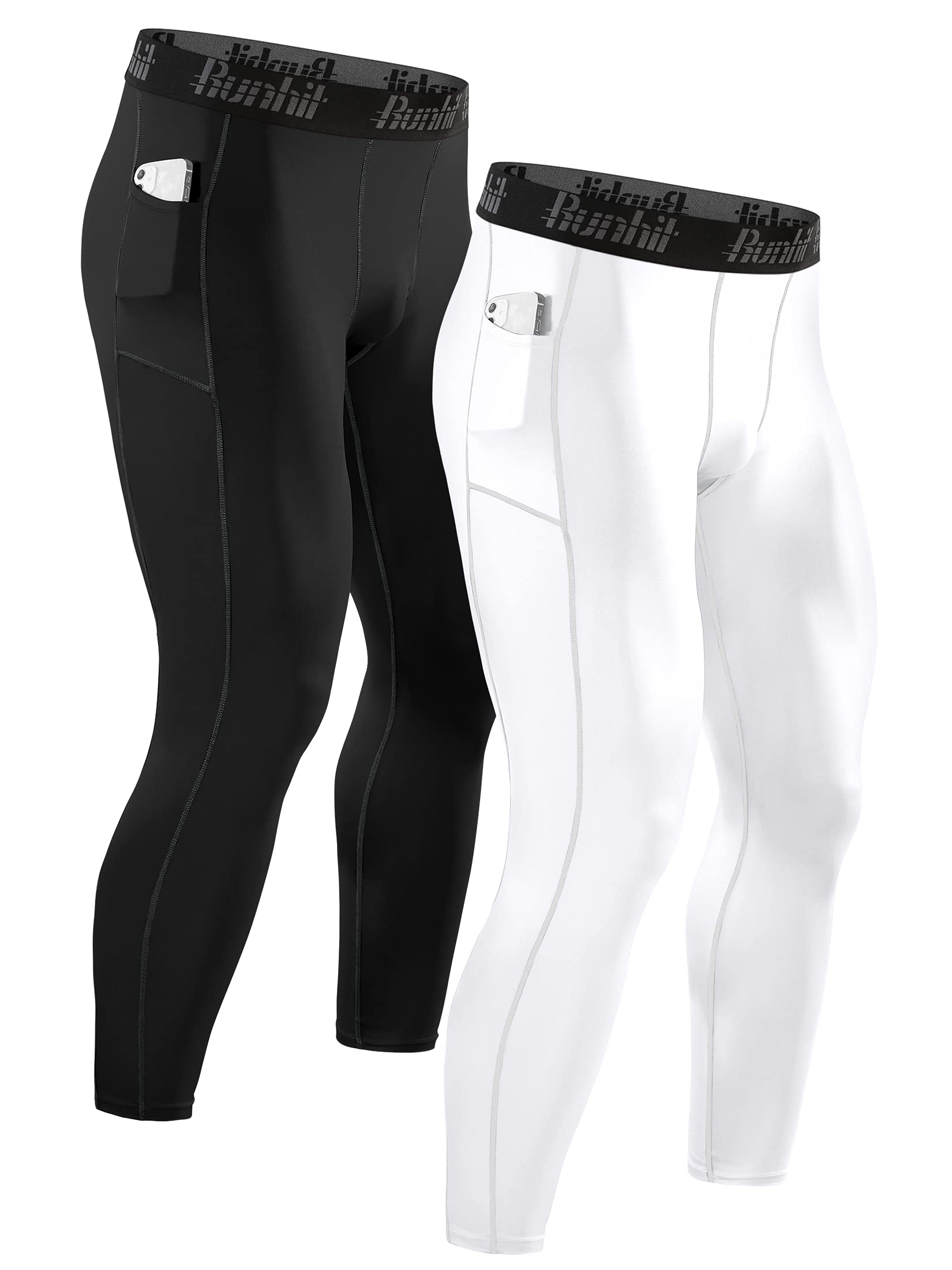 Men's Compression Running Tights Gym Fitness Leggings Quick Dry Sports Pants