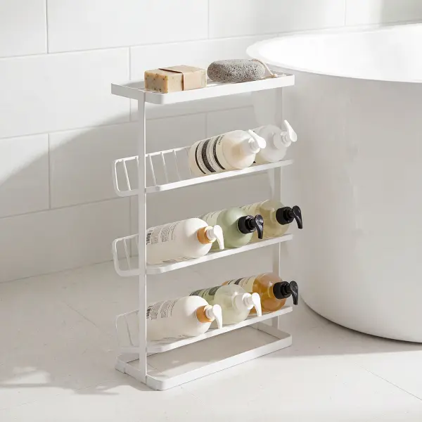 Freestanding over-the-toilet storage rack for wholesale and OEM buyers