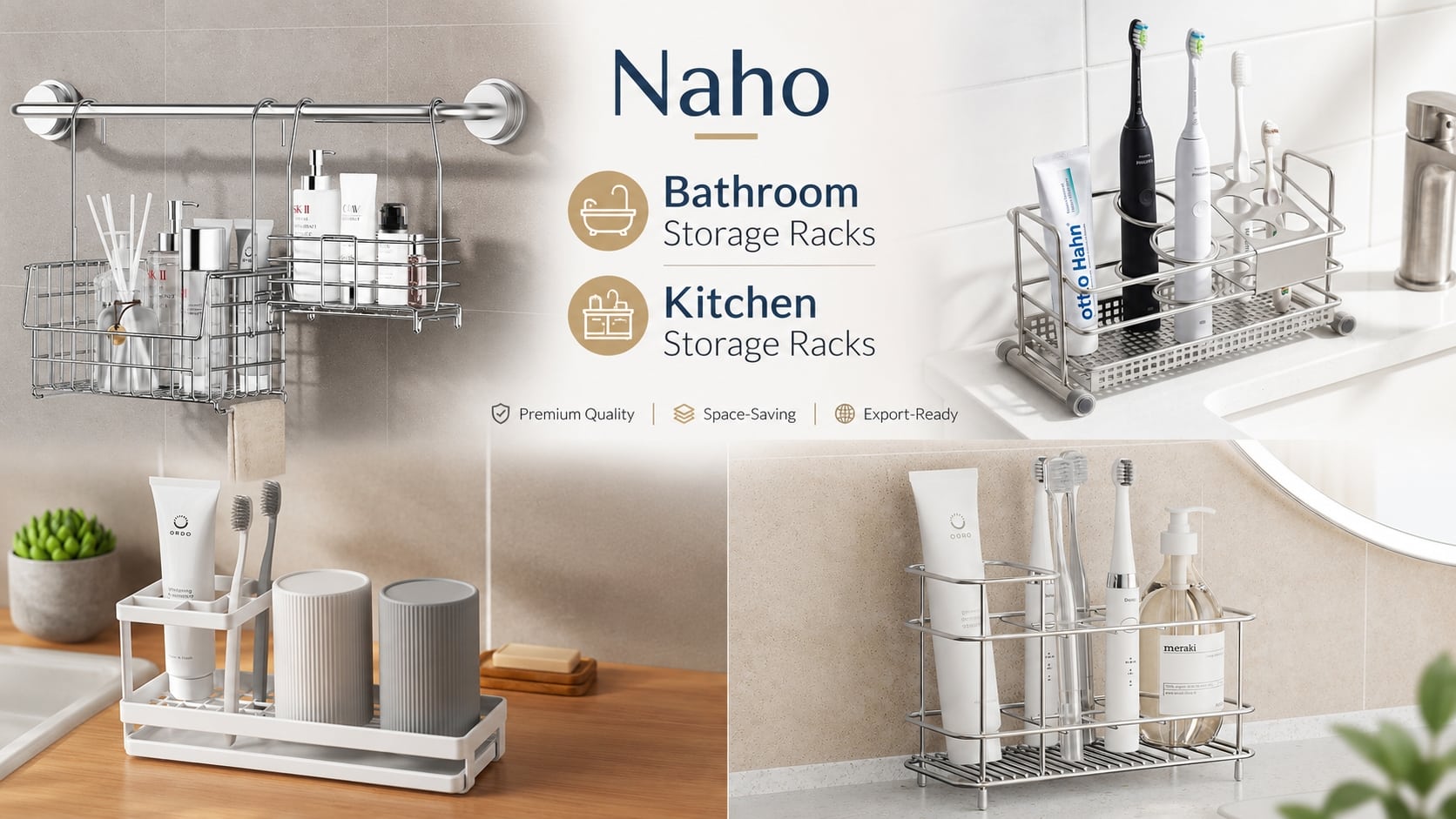 Bathroom storage racks for wholesale and OEM buyers