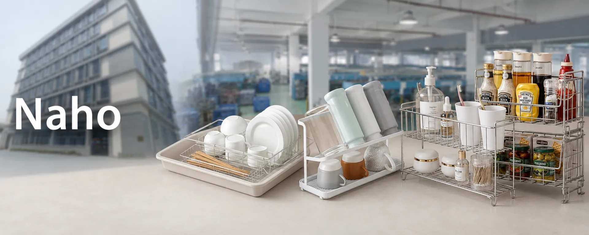 Kitchen and bathroom storage rack manufacturer for wholesale OEM and private label orders